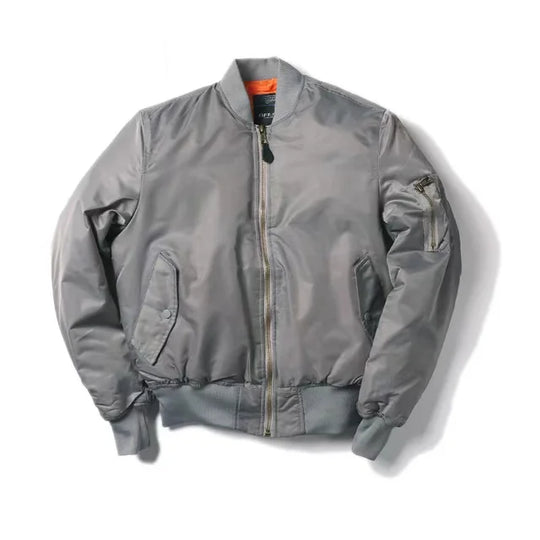 Shopnory Hochwertige Unisex Bomberjacke mit Reißverschluß