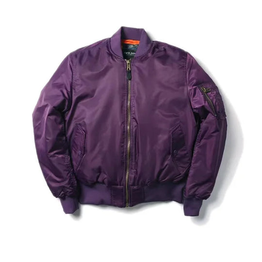 Shopnory Hochwertige Unisex Bomberjacke mit Reißverschluß