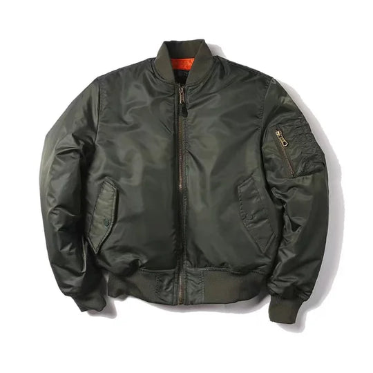 Shopnory Hochwertige Unisex Bomberjacke mit Reißverschluß