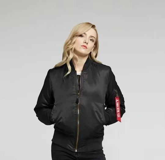 Shopnory Hochwertige Unisex Bomberjacke mit Reißverschluß