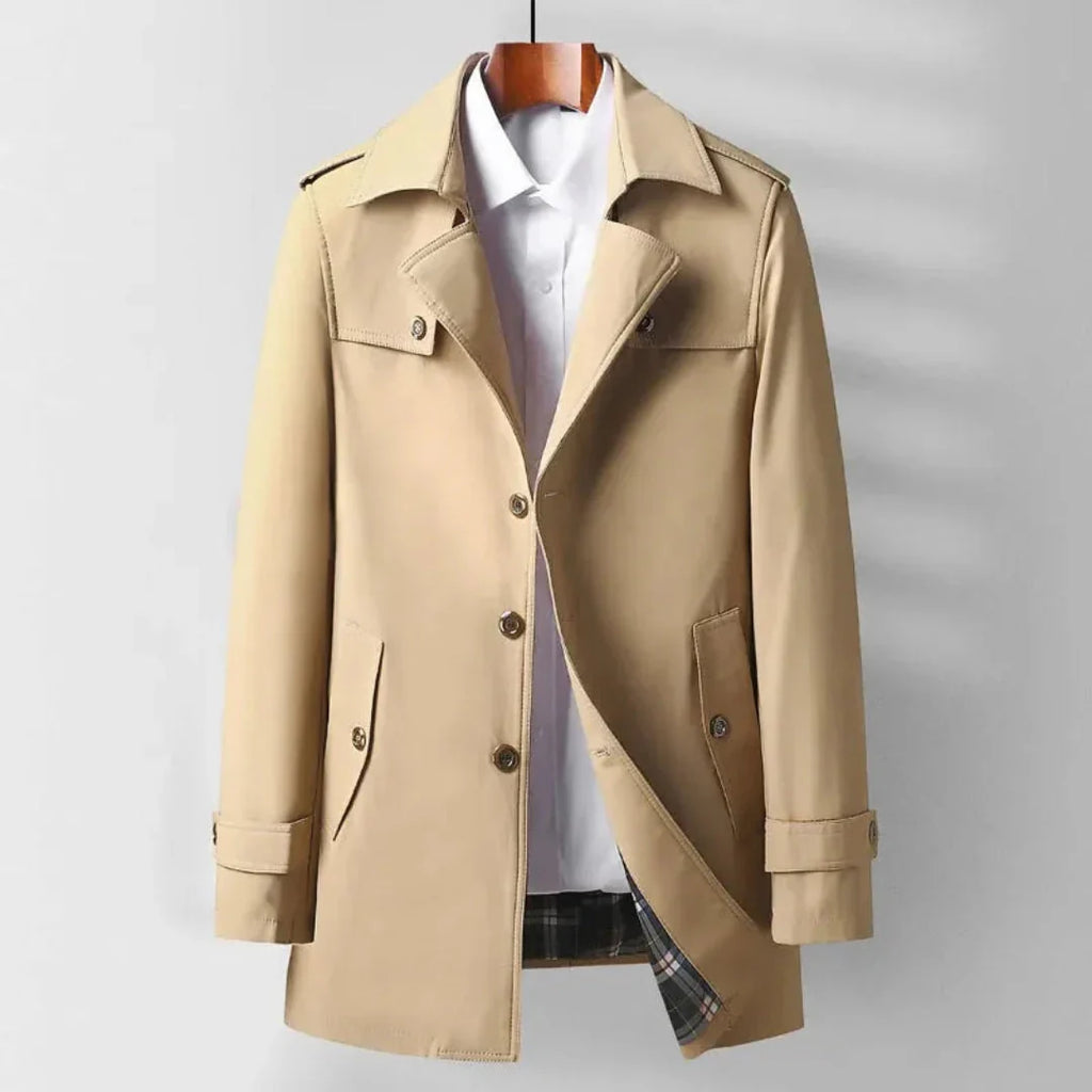Klassischer Mid-Length Trenchcoat