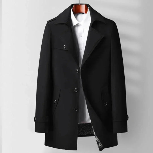 Klassischer Mid-Length Trenchcoat