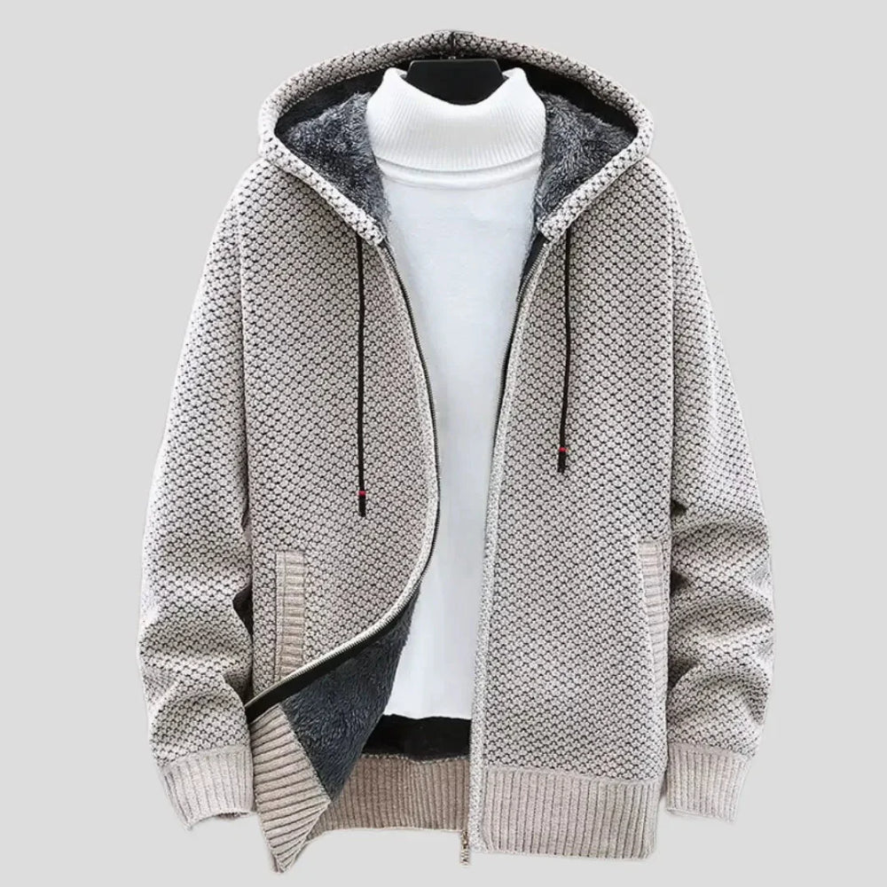 Strickfleece Zip Hoodie