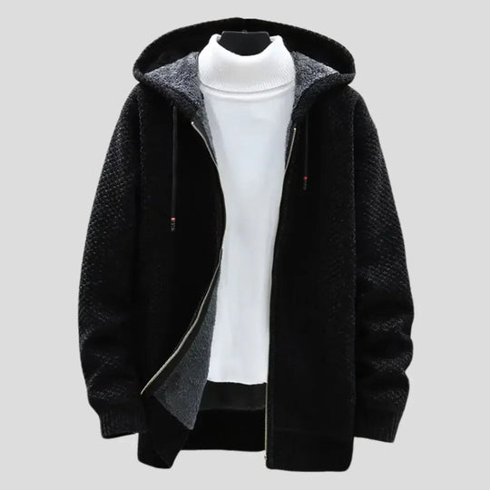 Strickfleece Zip Hoodie