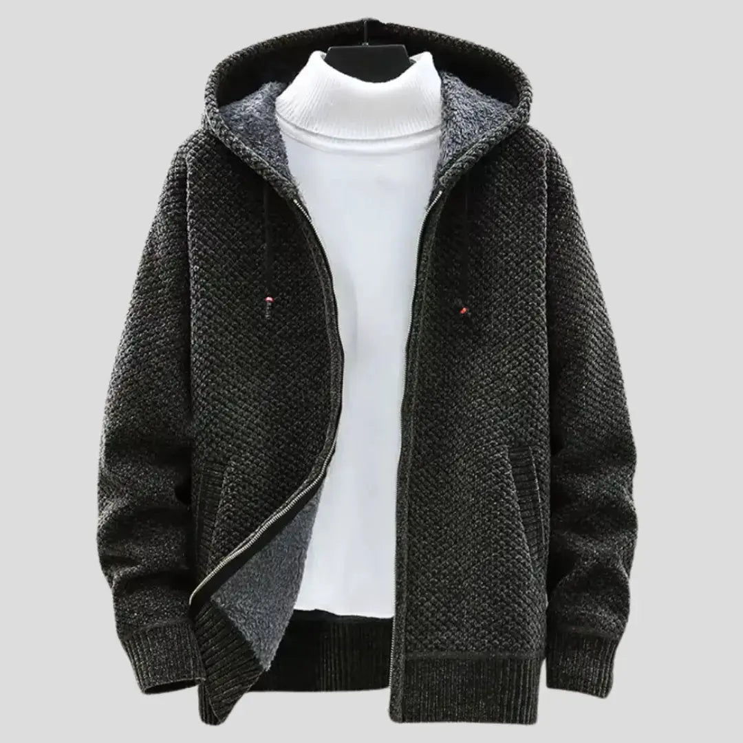 Strickfleece Zip Hoodie