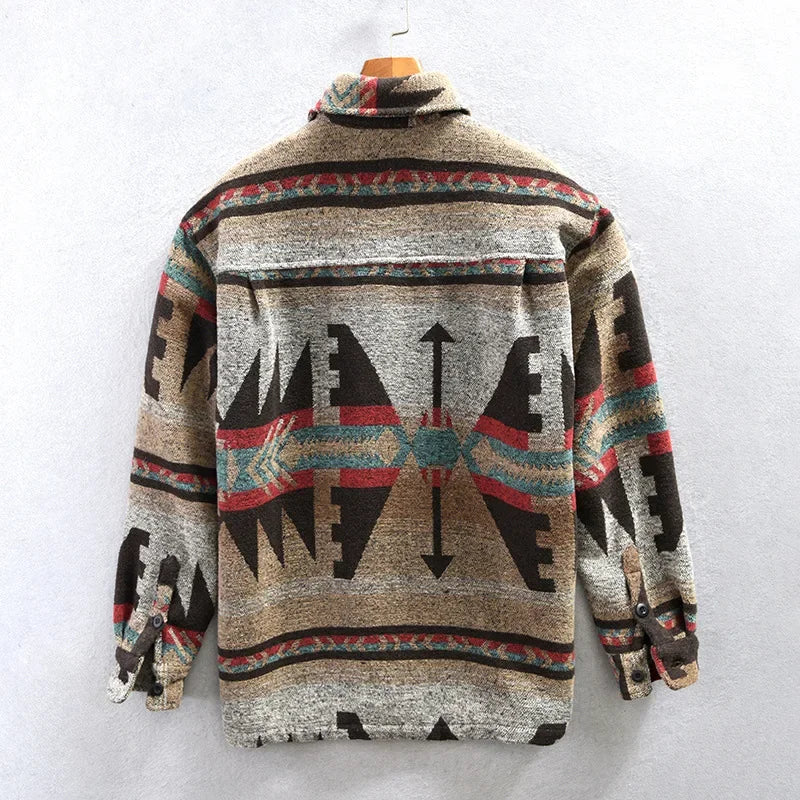 Aztekenjacke im Hemdenstil
