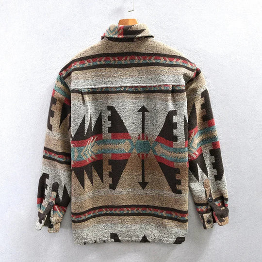 Aztekenjacke im Hemdenstil