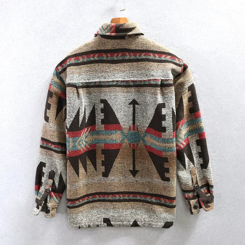 Aztekenjacke im Hemdenstil
