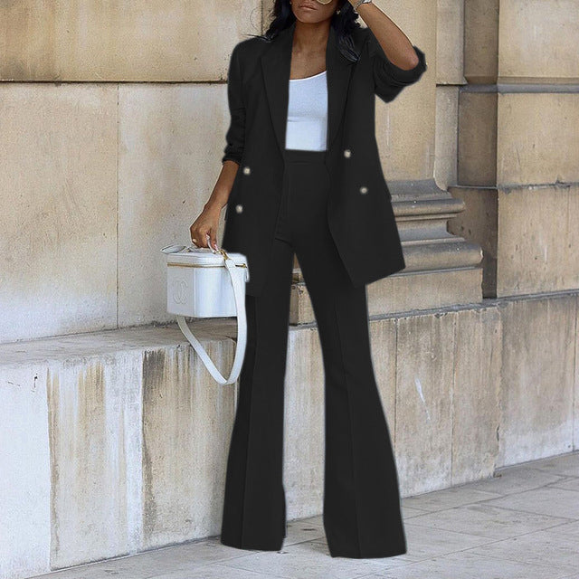 Stilvoller Blazer Satz für Damen mit Hose