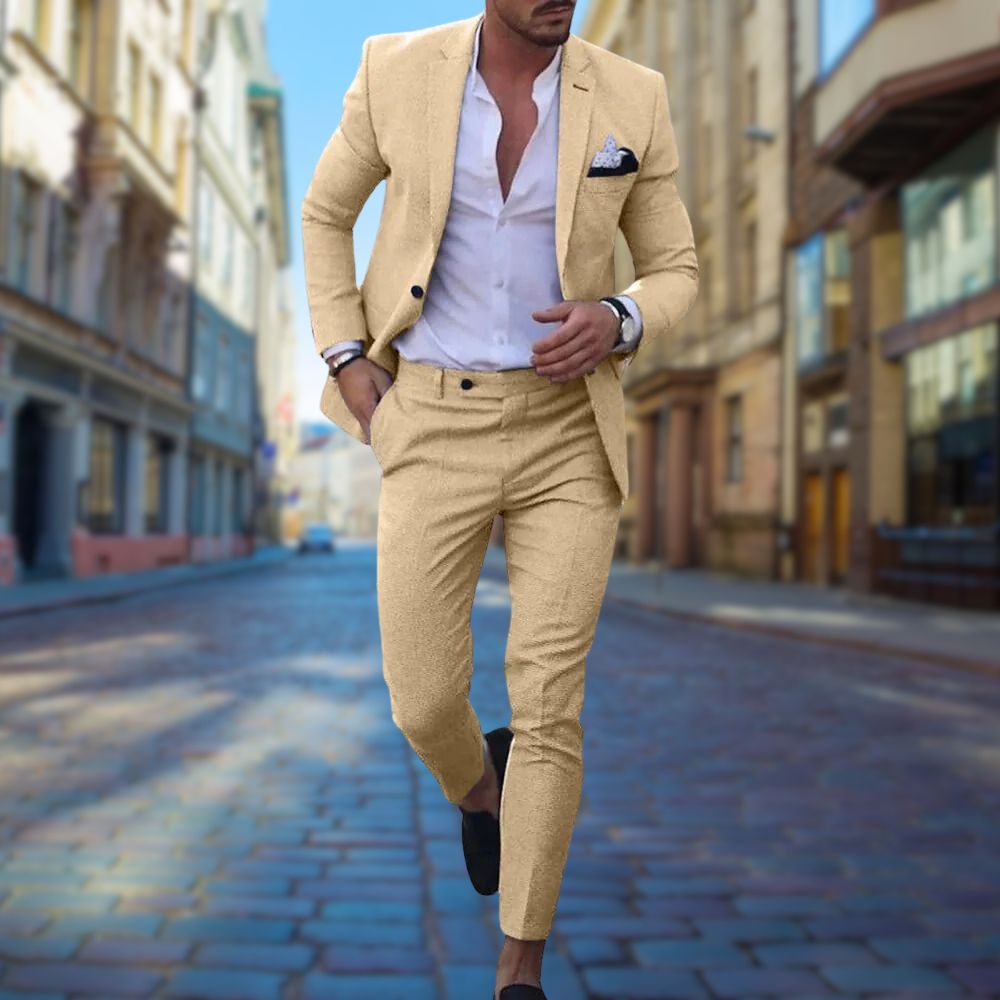 Slim Fit Herrenanzug