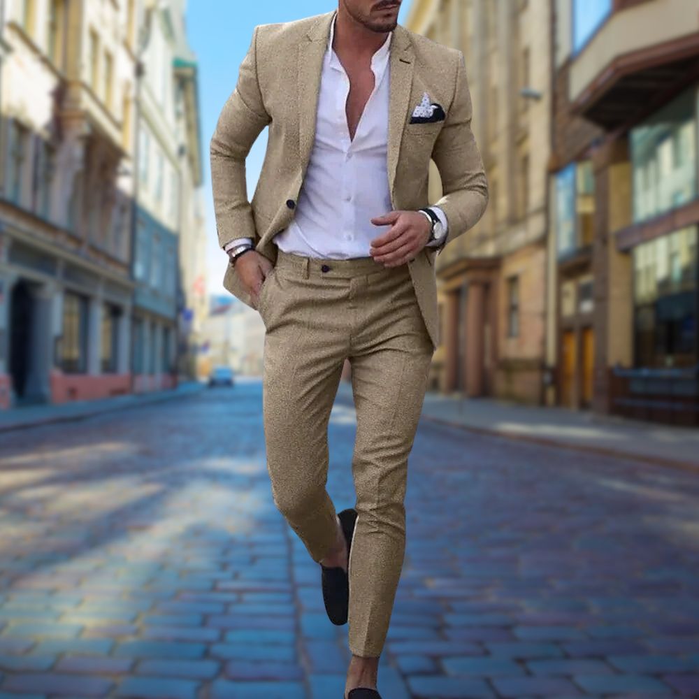 Slim Fit Herrenanzug