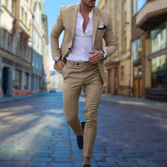 Slim Fit Herrenanzug