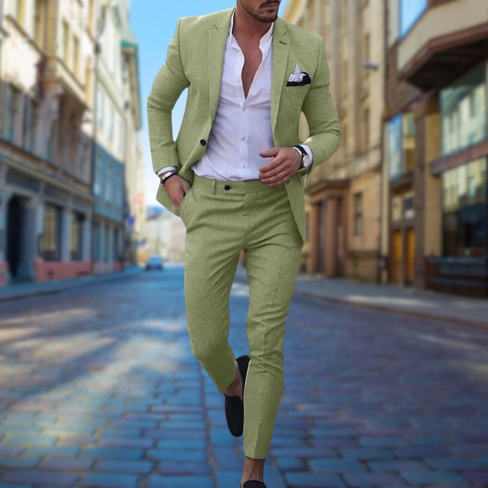 Slim Fit Herrenanzug
