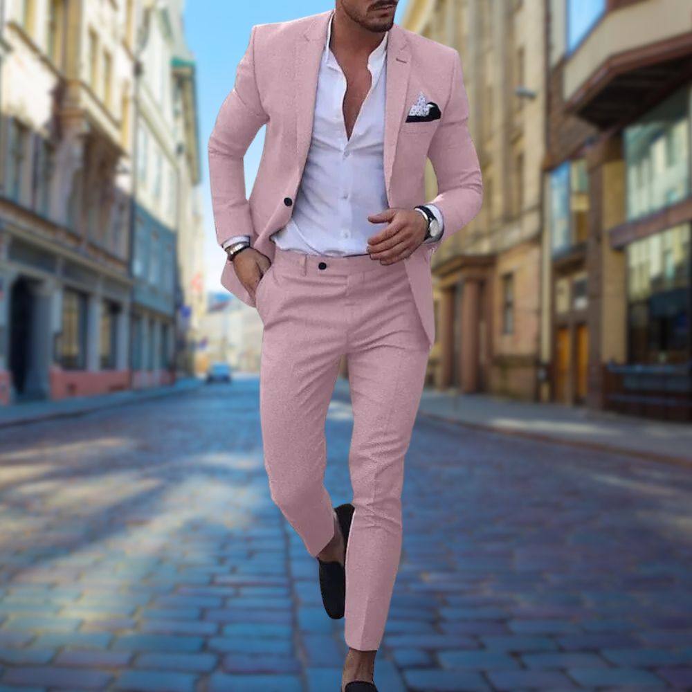 Slim Fit Herrenanzug