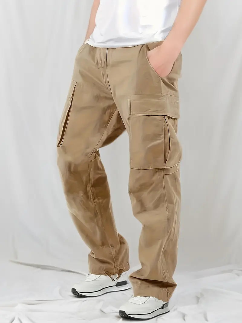 Lässige Jogginghose Herren mit Elastischem Bund und Taschen