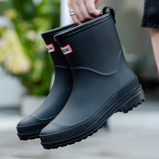Mid-Cut Wasserdichte Regenstiefel für Frauen – Stilvoll & Funktional