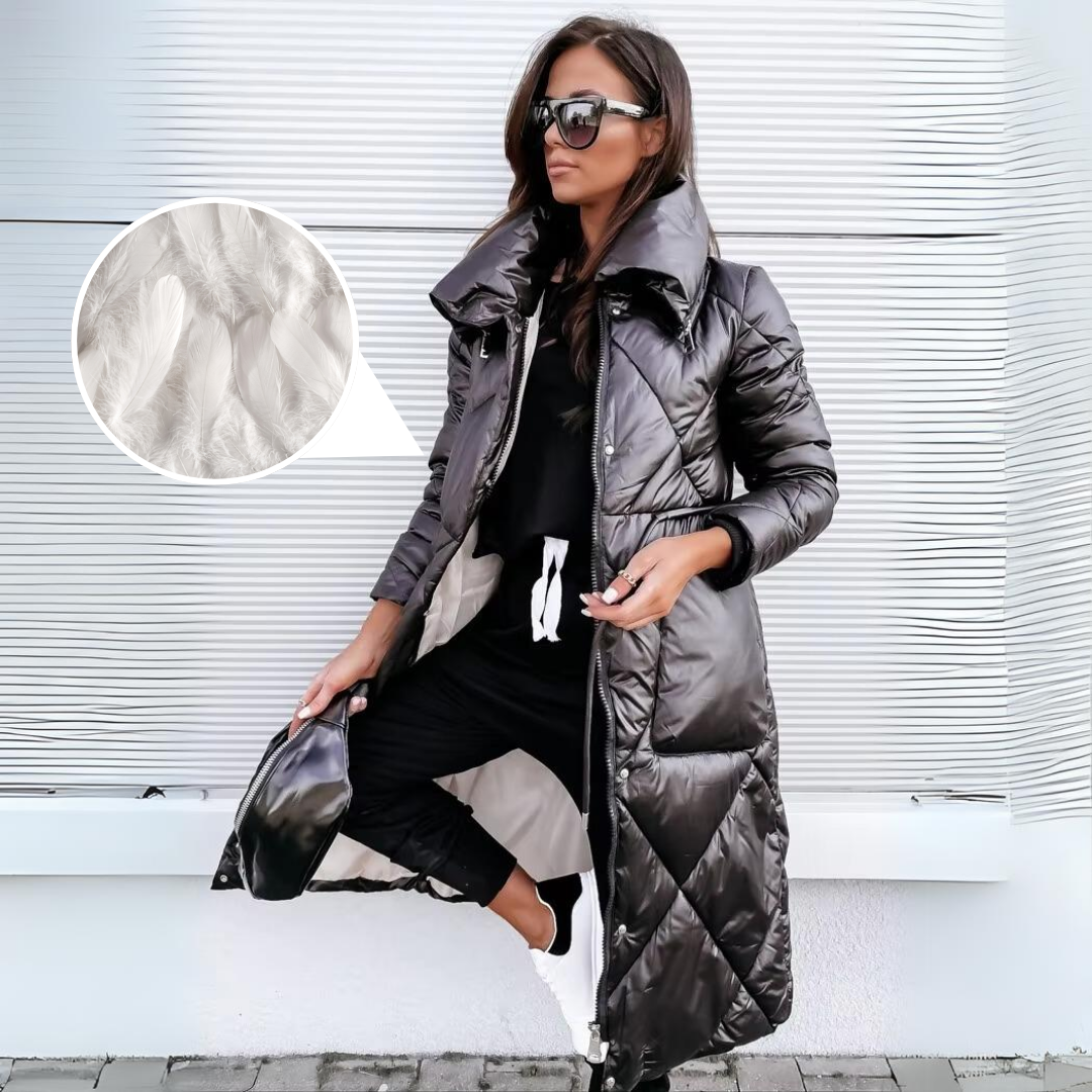 Elegante wattierte Damenjacke