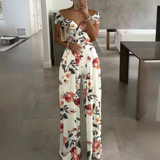 Eleganter Off-Shoulder-Jumpsuit
