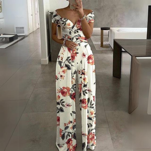 Eleganter Off-Shoulder-Jumpsuit