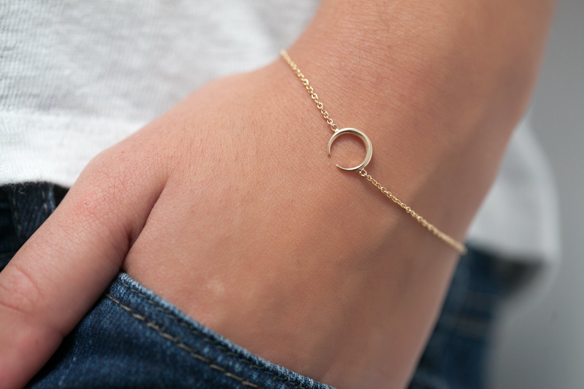 Mond Armband - 16 Karat vergoldet | Shop Nory