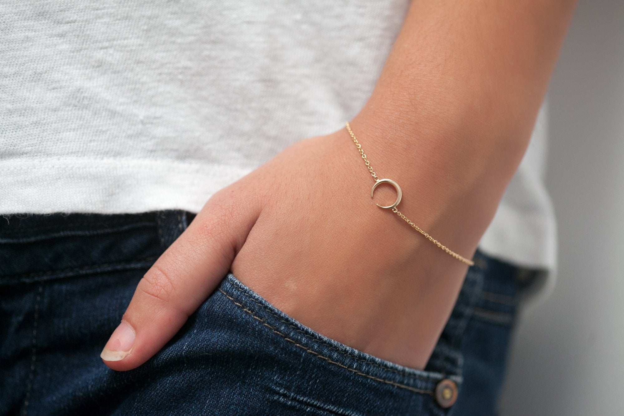 Mond Armband - 16 Karat vergoldet | Shop Nory