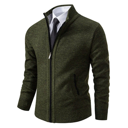 Stilvolle und Bequeme Winter Fleece Jacke mit Reißverschluss für Männer