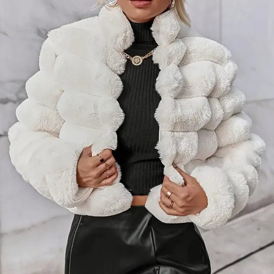 Shopnory | Eleganter Winterpelzmantel für Damen