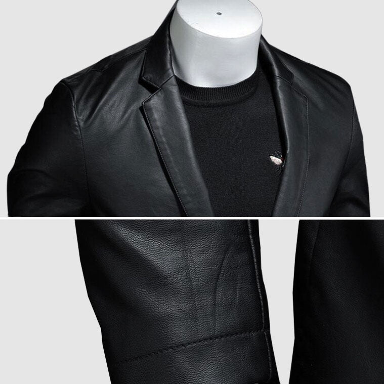Elegante Lederjacke