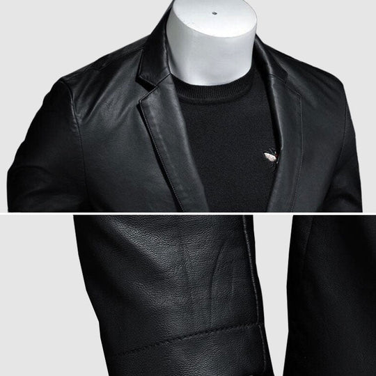 Elegante Lederjacke