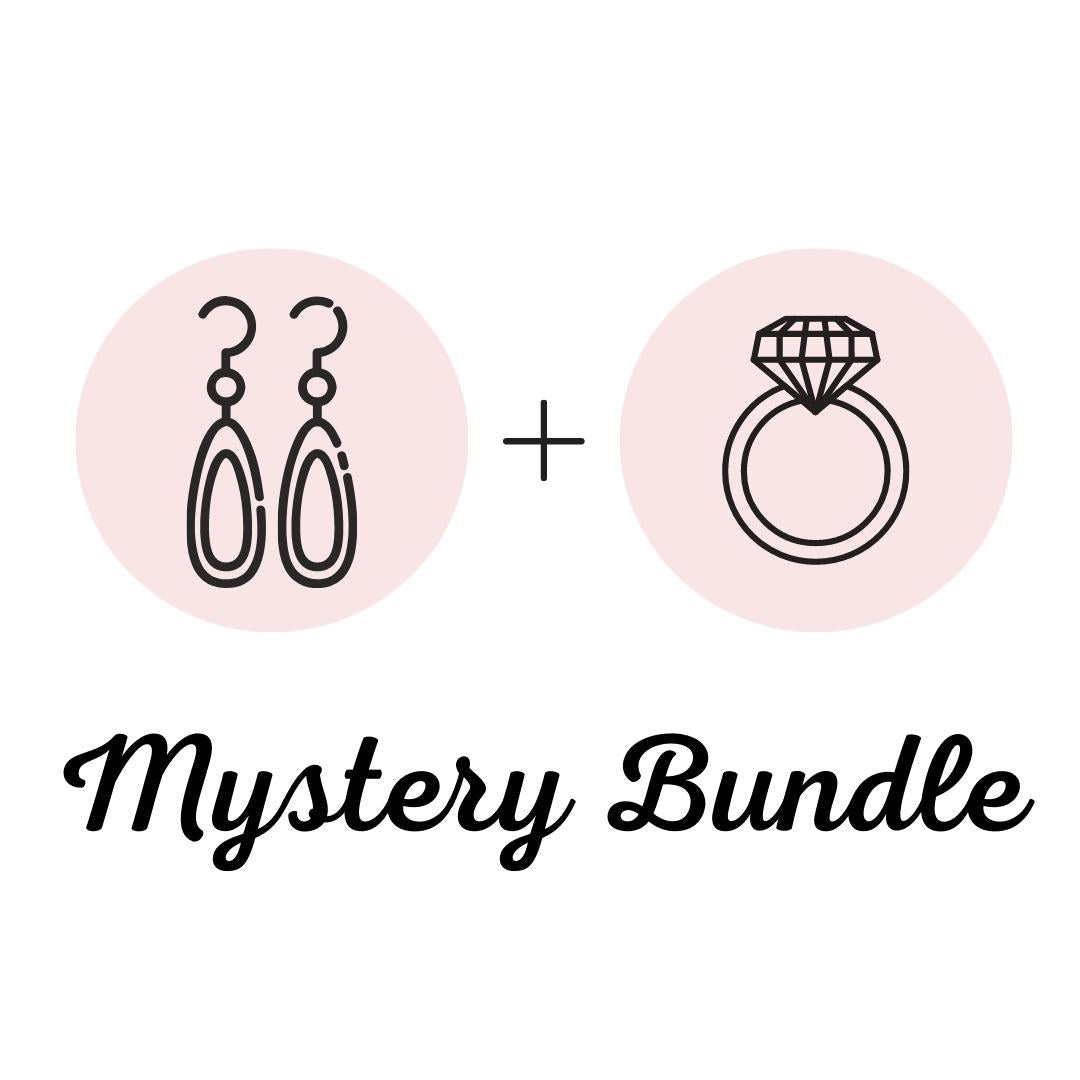 Mystery Ohrringe & Ring (verstellbar) - Bundle | Shop Nory
