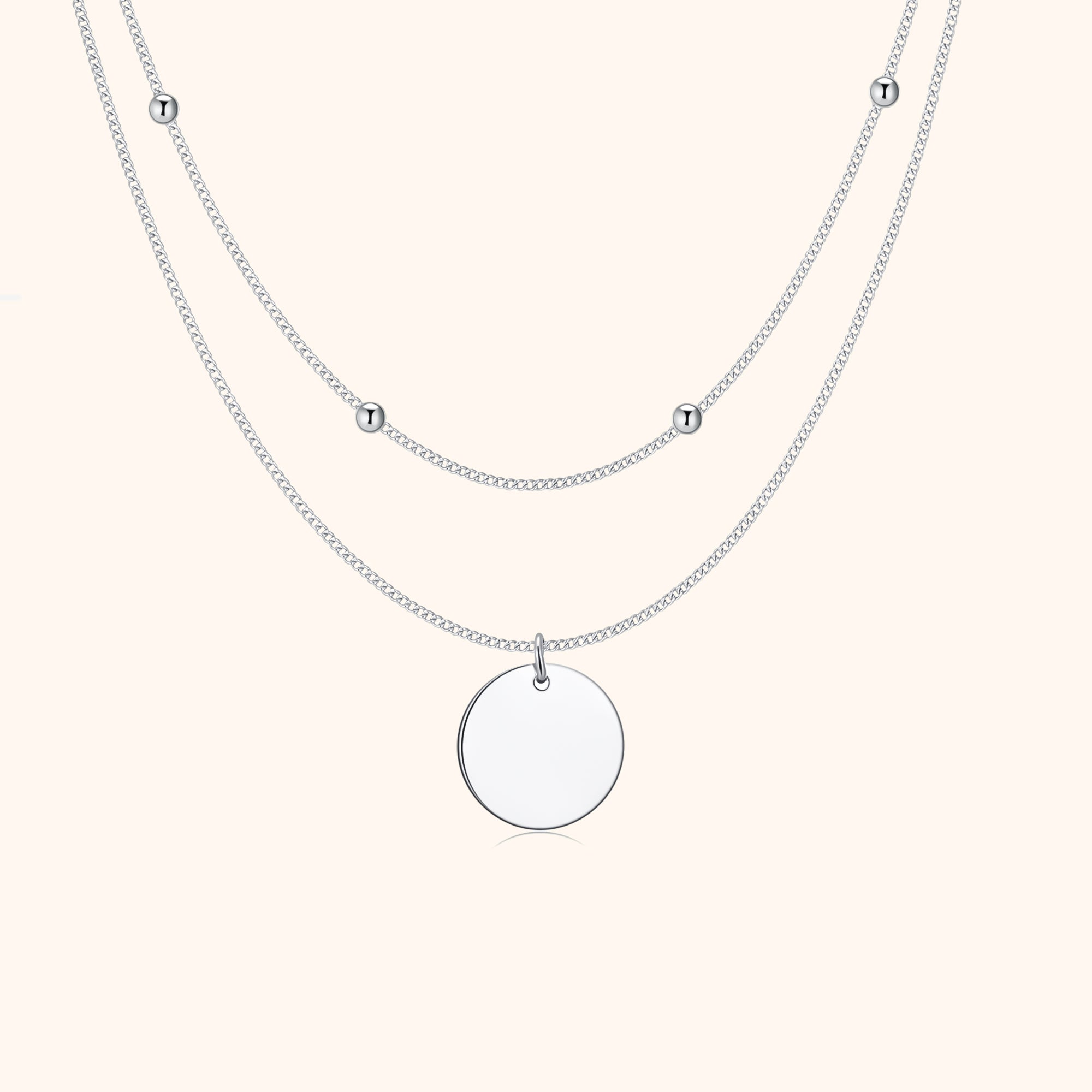 Doppel-Medaillonkette - Amélie | Shop Nory