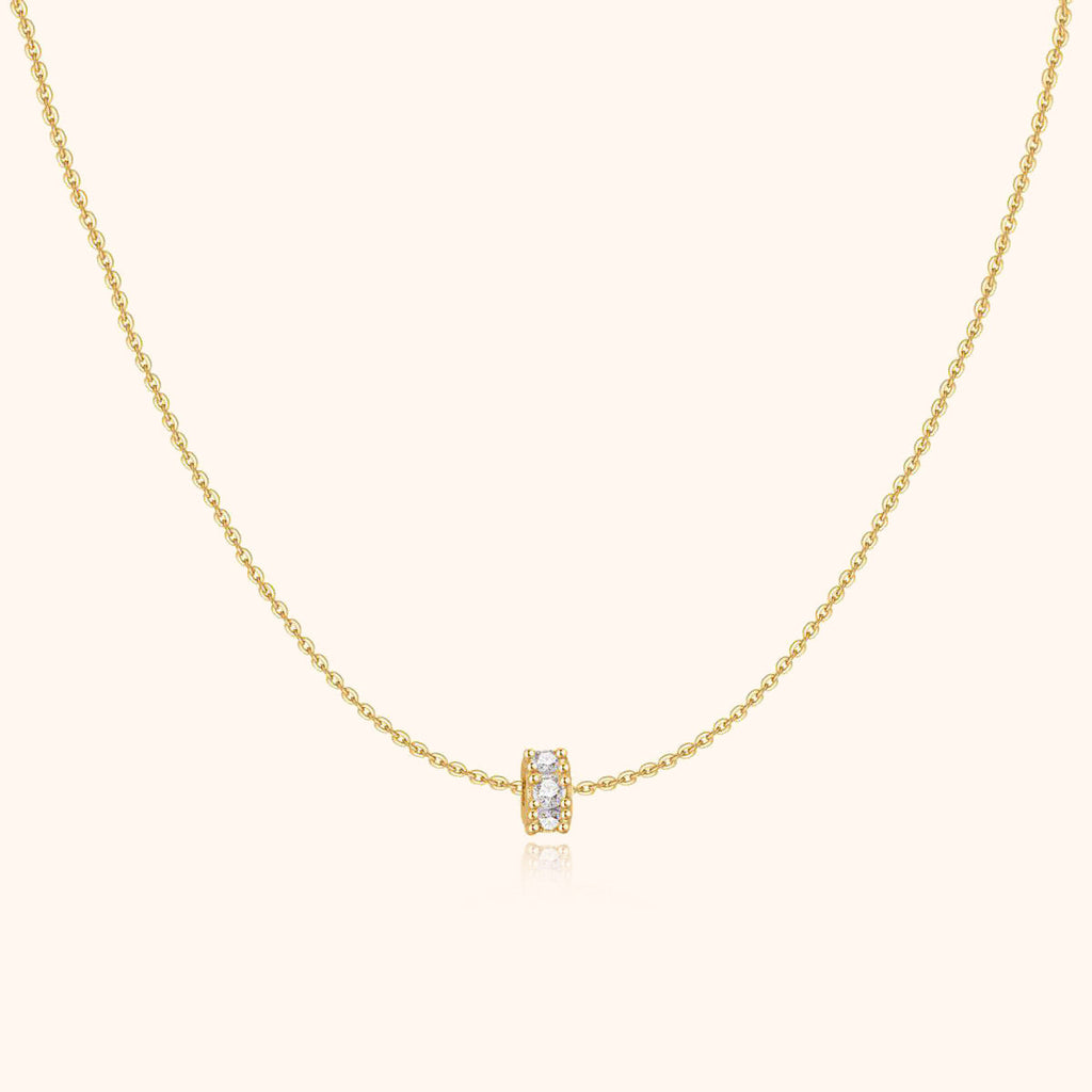 Funkelnde Kreis-Halskette - Valerie | Shop Nory