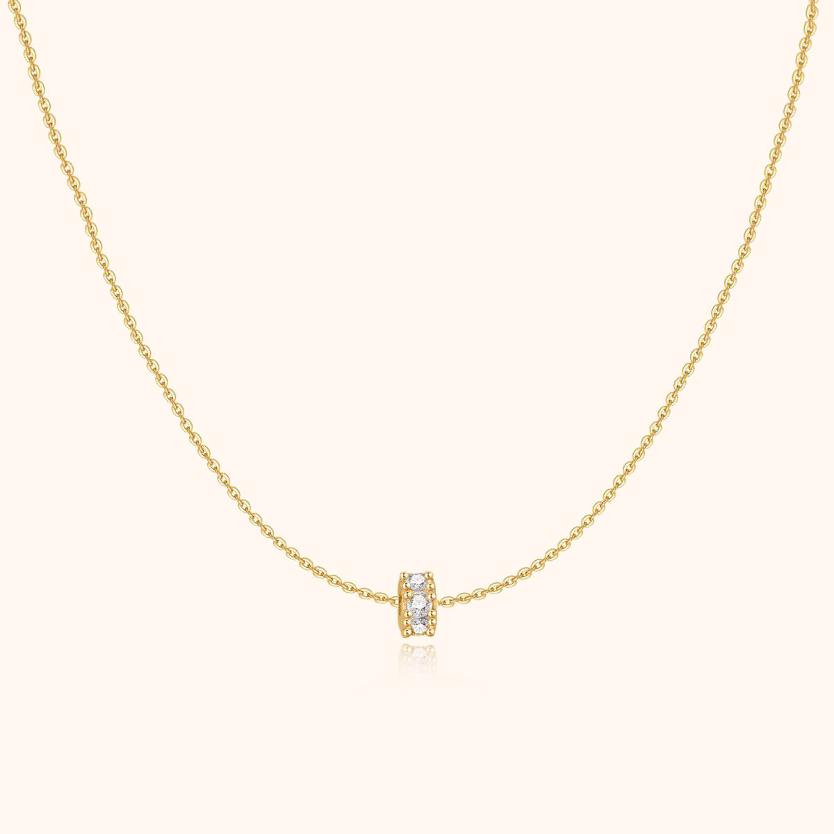Funkelnde Kreis-Halskette - Valerie | Shop Nory