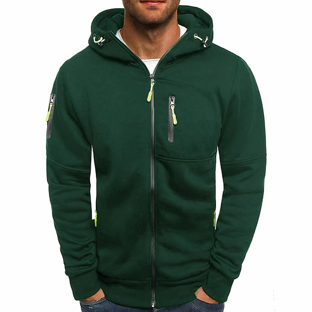 ShopNory Nathan Herren-Kapuzenjacke mit Reißverschluss
