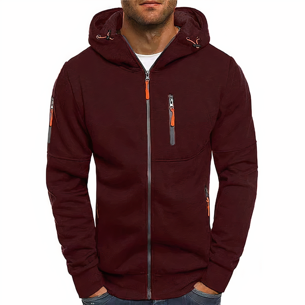 Shopnory | Kapuzenshirt mit Reißverschluss