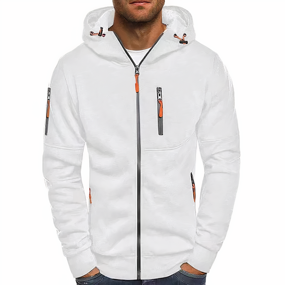 ShopNory Nathan Herren-Kapuzenjacke mit Reißverschluss