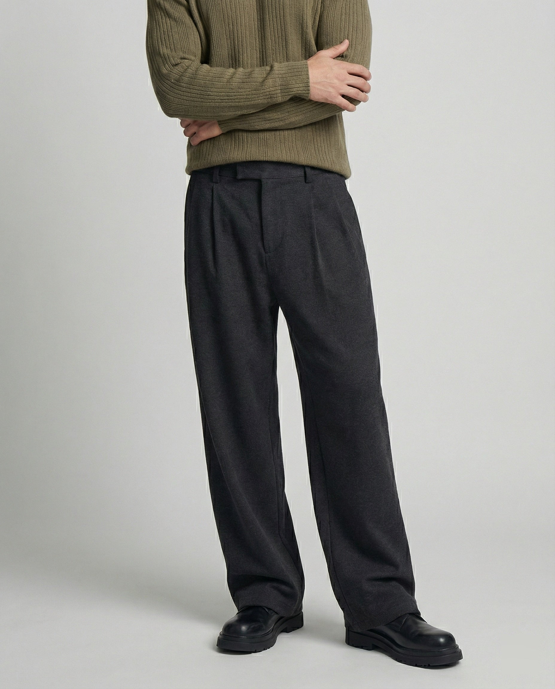 Old Money Style Wollhose Cleanfit Casual Anzughose Unisex