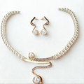 Natürliche Perlen Halskette + Ohrringe Set | Shop Nory