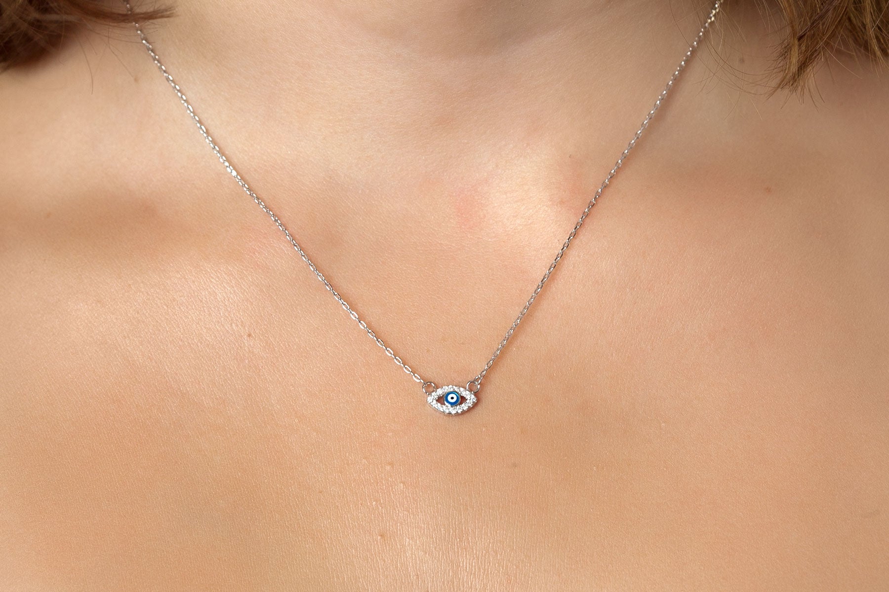 Nazar Kette aus Silber - Evil Eye Kette für Damen | Shop Nory