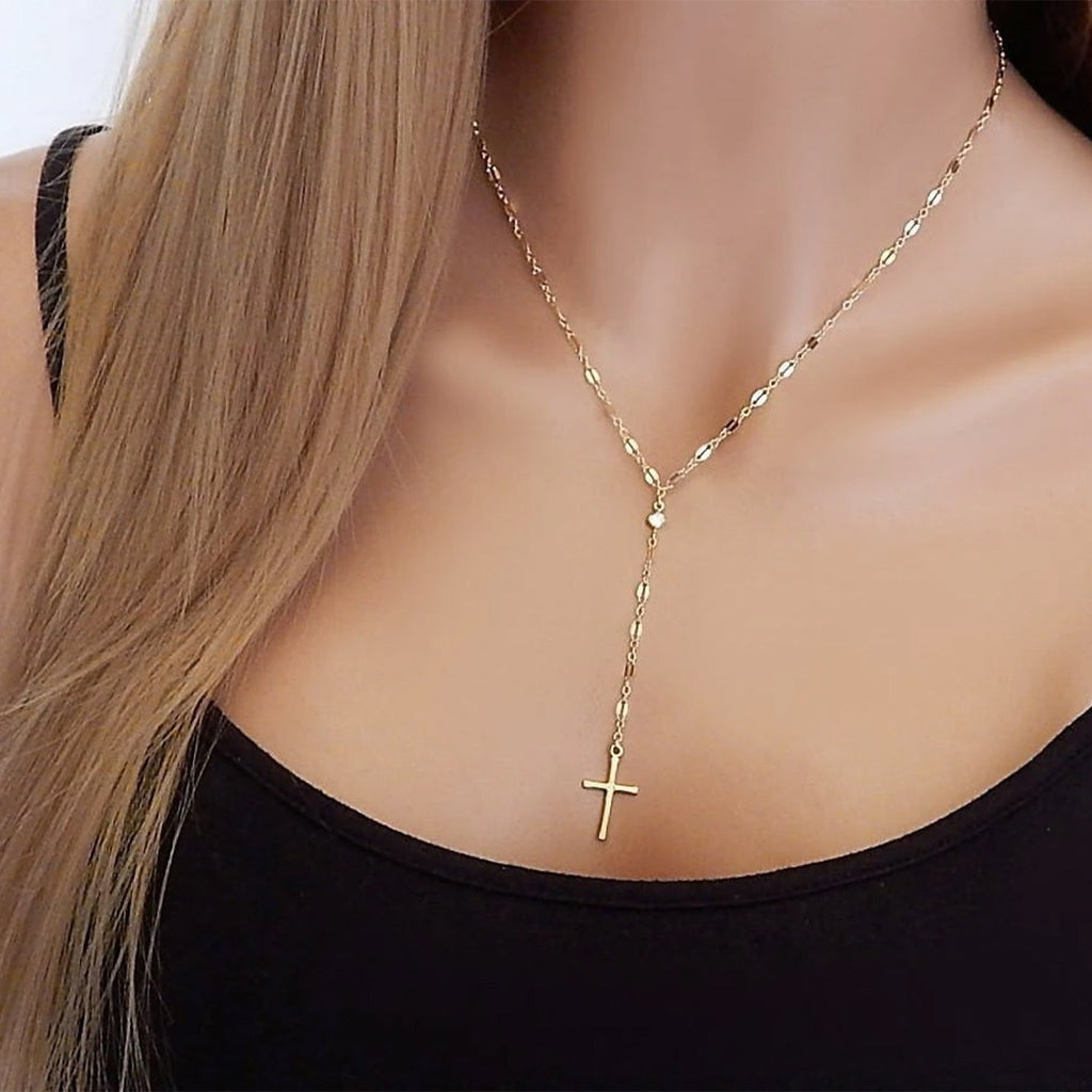 Trendige einfache Kreuzkette | Shop Nory