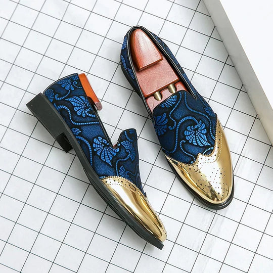 Stylische Loafer mit Spitzenmuster für Herren