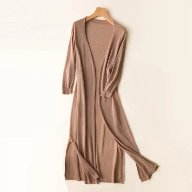 Leichter Langer Cardigan