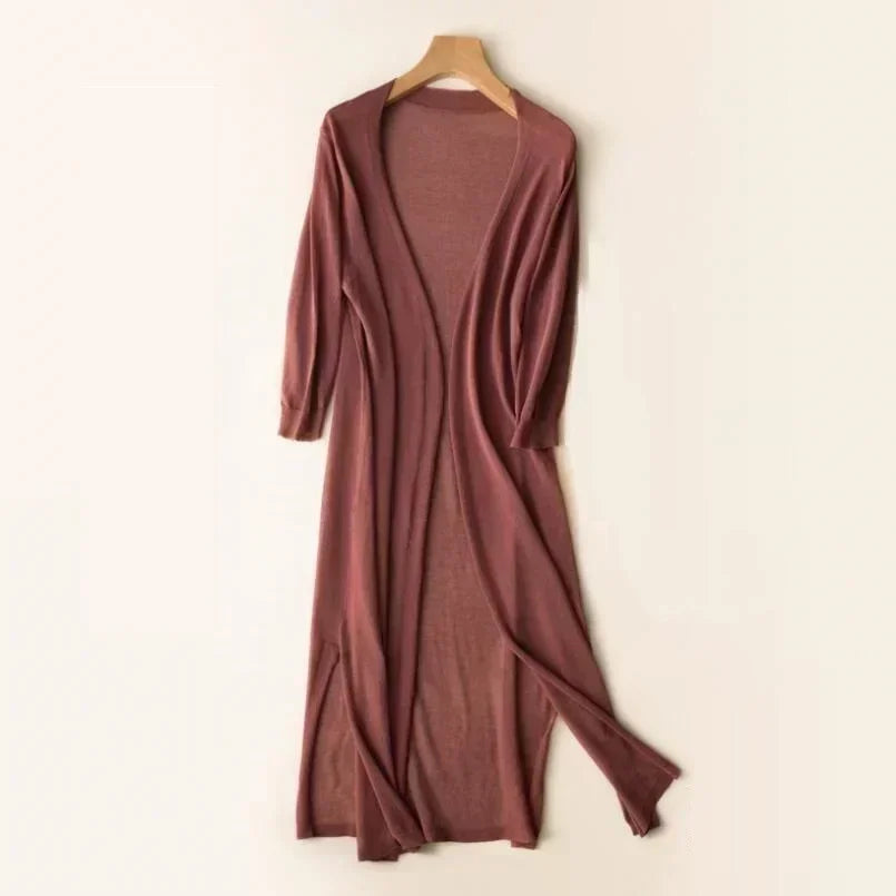 Leichter Langer Cardigan
