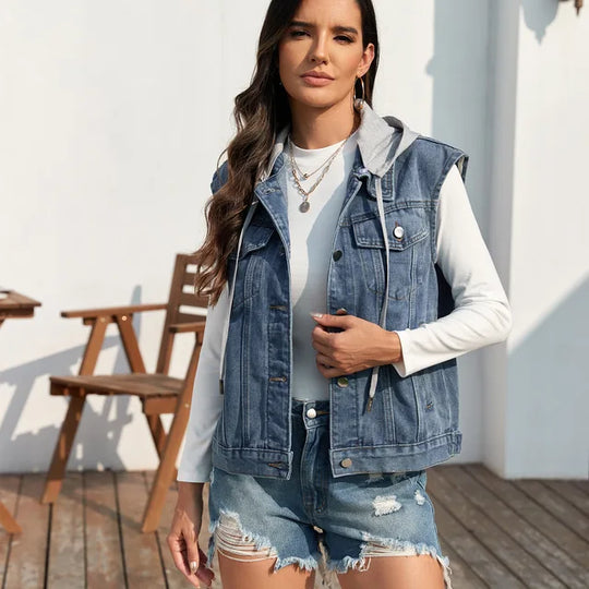 Jeansweste mit Modernem Schnitt