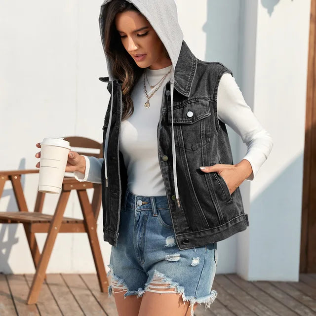 Jeansweste mit Modernem Schnitt