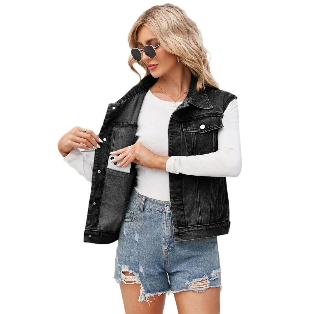 Jeansweste mit Modernem Schnitt