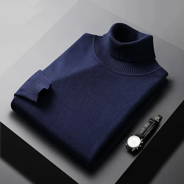 Stilvolle Rollkragenpullover