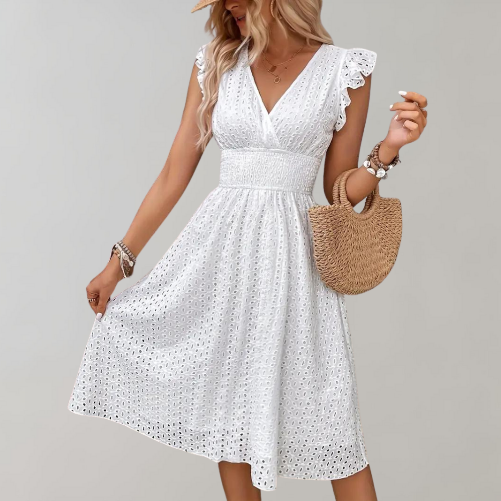 Luftiges Lockeres Sommerkleid für Damen