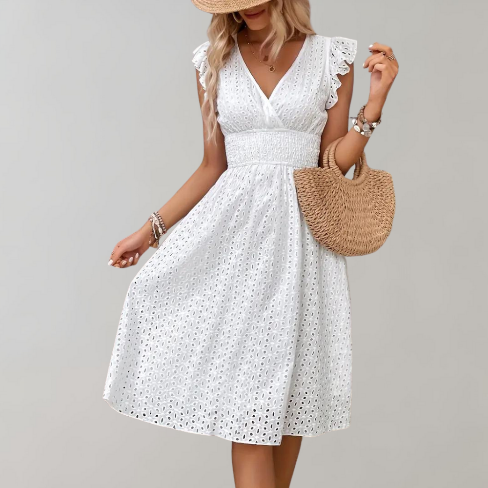 Luftiges Lockeres Sommerkleid für Damen