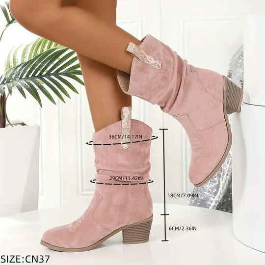 Retro Slouchy Cowboyboots